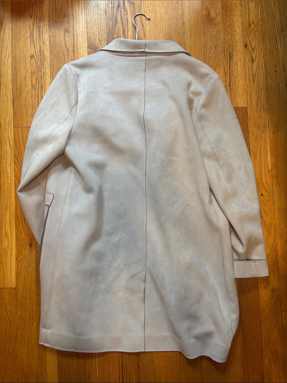 Suzy Shier Faux Suede Grey Blazer - Picture 6 of 6